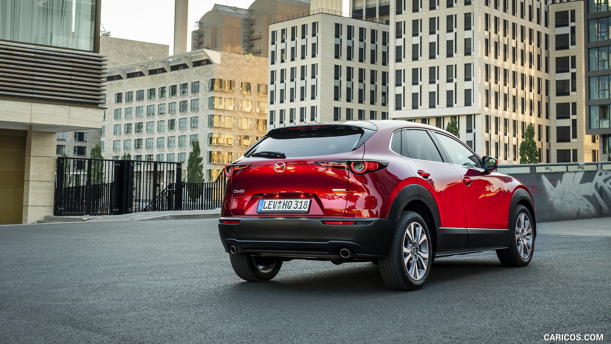2020 Mazda CX-30 (Color: Soul Red Crystal) - Rear Three-Quarter, #61 of 226