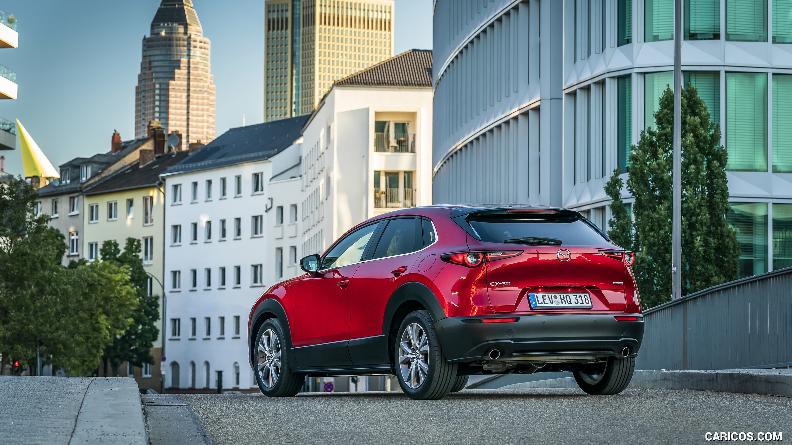 2020 Mazda CX-30 (Color: Soul Red Crystal) - Rear Three-Quarter, #64 of 226