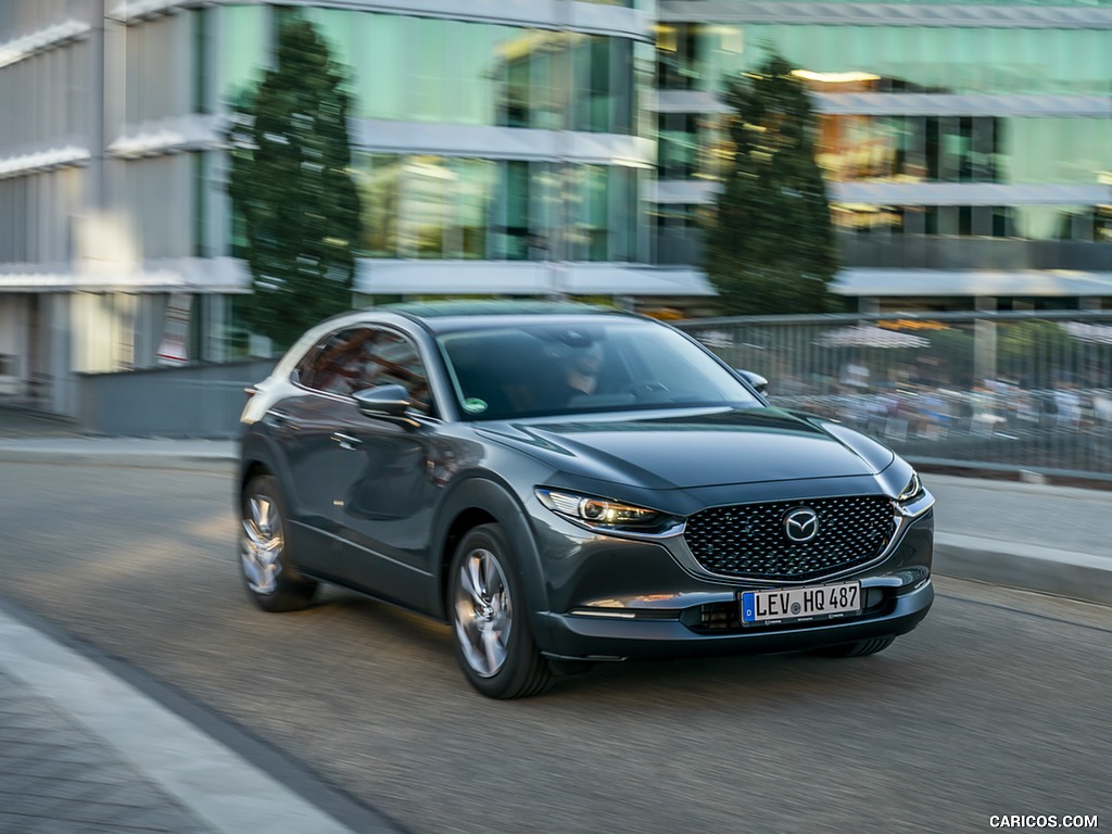 2020 Mazda CX-30 (Color: Polymetal Grey) - Front Three-Quarter