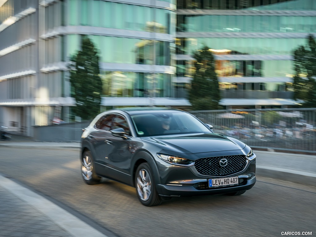 2020 Mazda CX-30 (Color: Polymetal Grey) - Front Three-Quarter