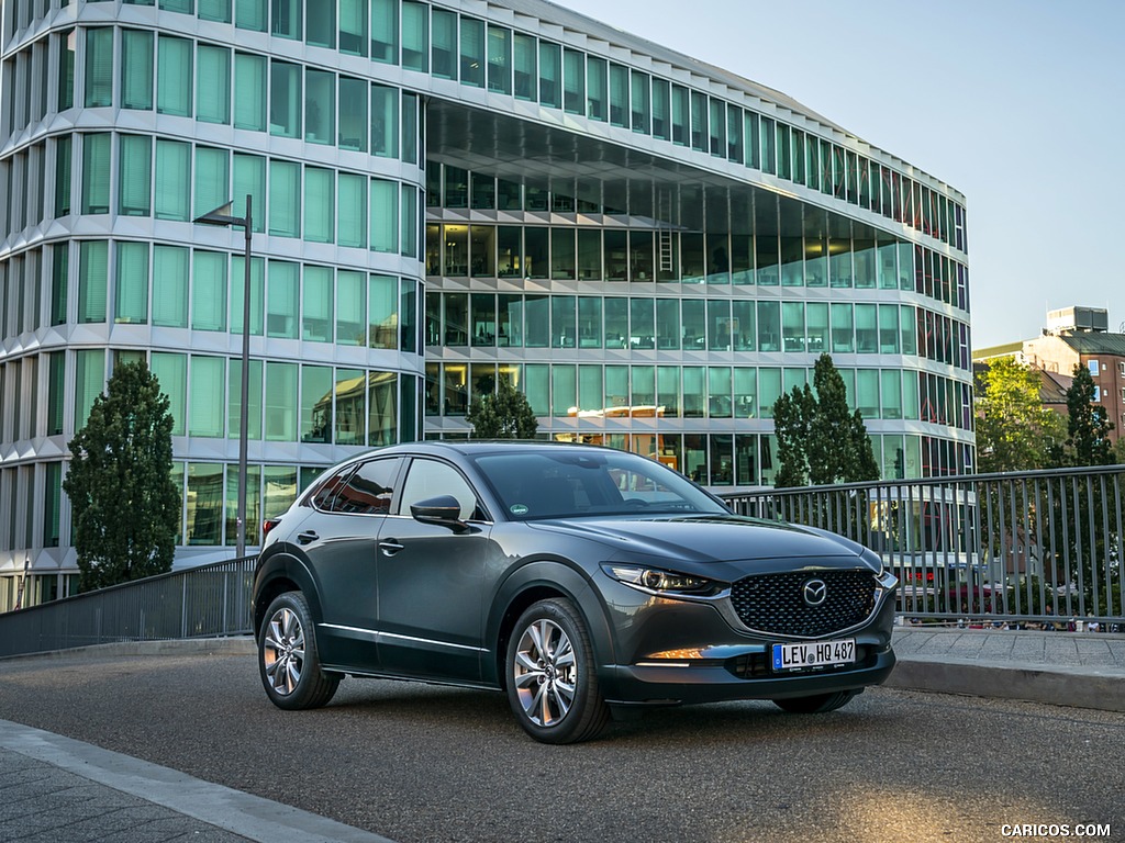 2020 Mazda CX-30 (Color: Polymetal Grey) - Front Three-Quarter