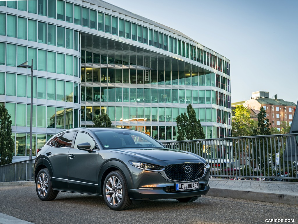 2020 Mazda CX-30 (Color: Polymetal Grey) - Front Three-Quarter