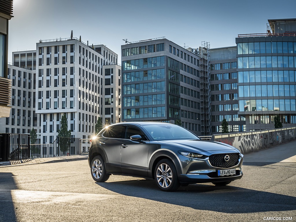 2020 Mazda CX-30 (Color: Polymetal Grey) - Front Three-Quarter