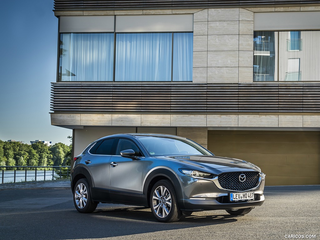 2020 Mazda CX-30 (Color: Polymetal Grey) - Front Three-Quarter