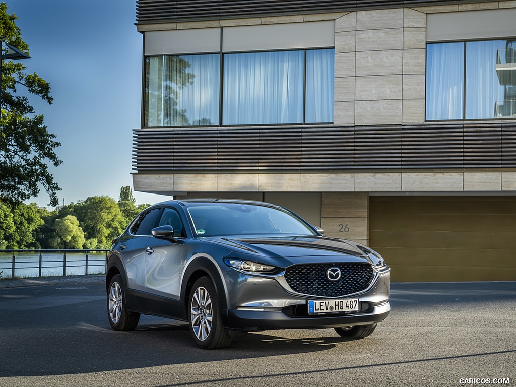 2020 Mazda CX-30 (Color: Polymetal Grey) - Front Three-Quarter