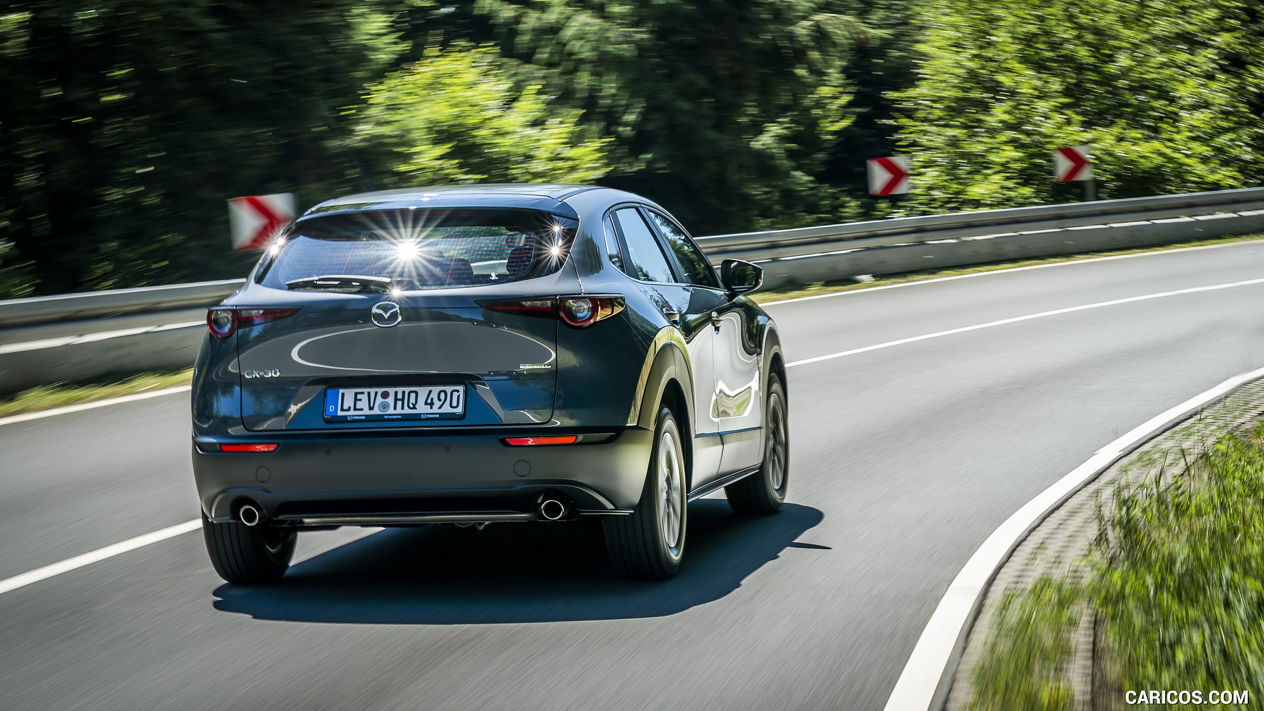 2020 Mazda CX-30 (Color: Polymetal Grey) - Rear | Caricos