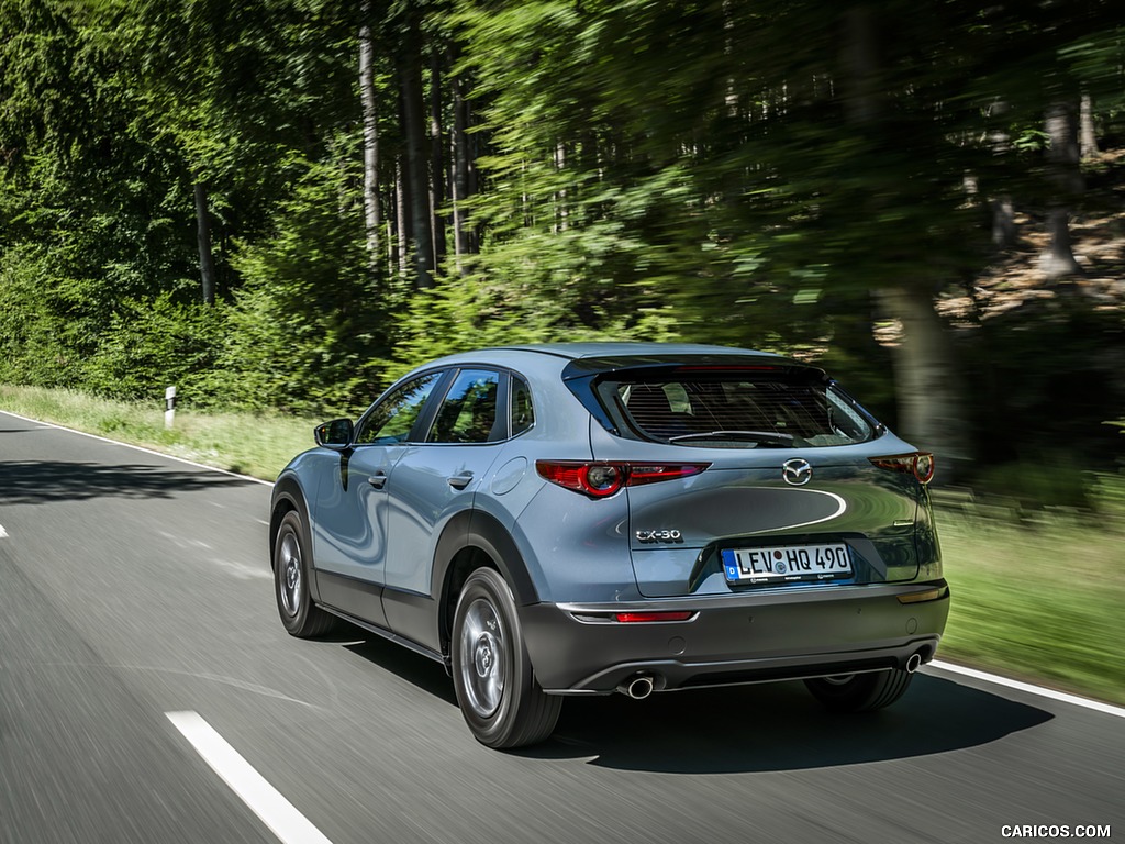 2020 Mazda CX-30 (Color: Polymetal Grey) - Rear Three-Quarter