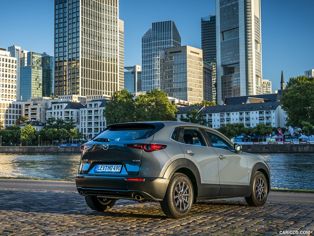 2020 Mazda CX-30 (Color: Polymetal Grey) - Rear Three-Quarter