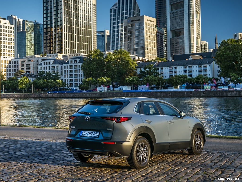 2020 Mazda CX-30 (Color: Polymetal Grey) - Rear Three-Quarter