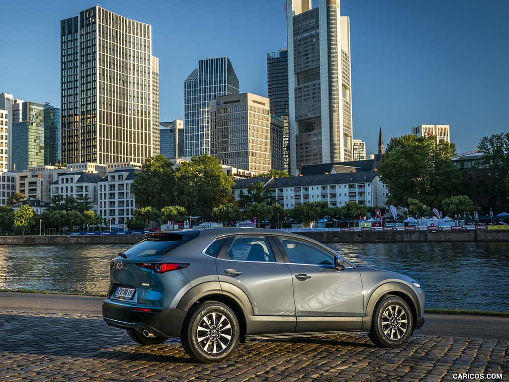 2020 Mazda CX-30 (Color: Polymetal Grey) - Rear Three-Quarter