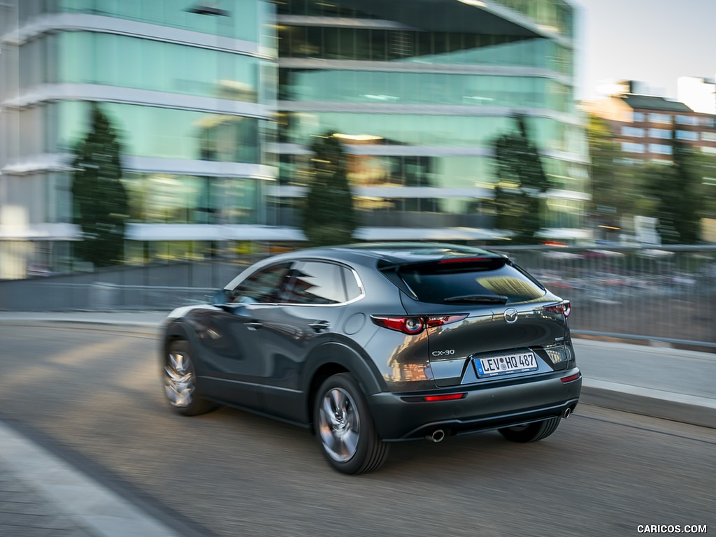 2020 Mazda CX-30 (Color: Polymetal Grey) - Rear Three-Quarter