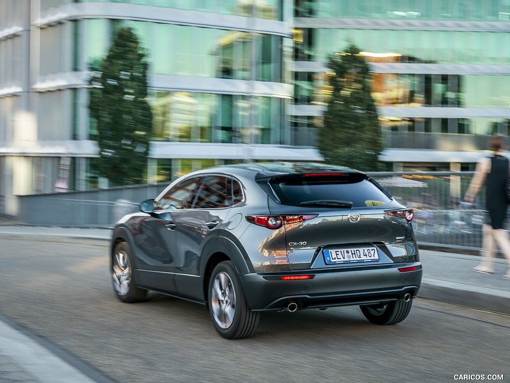 2020 Mazda CX-30 (Color: Polymetal Grey) - Rear Three-Quarter