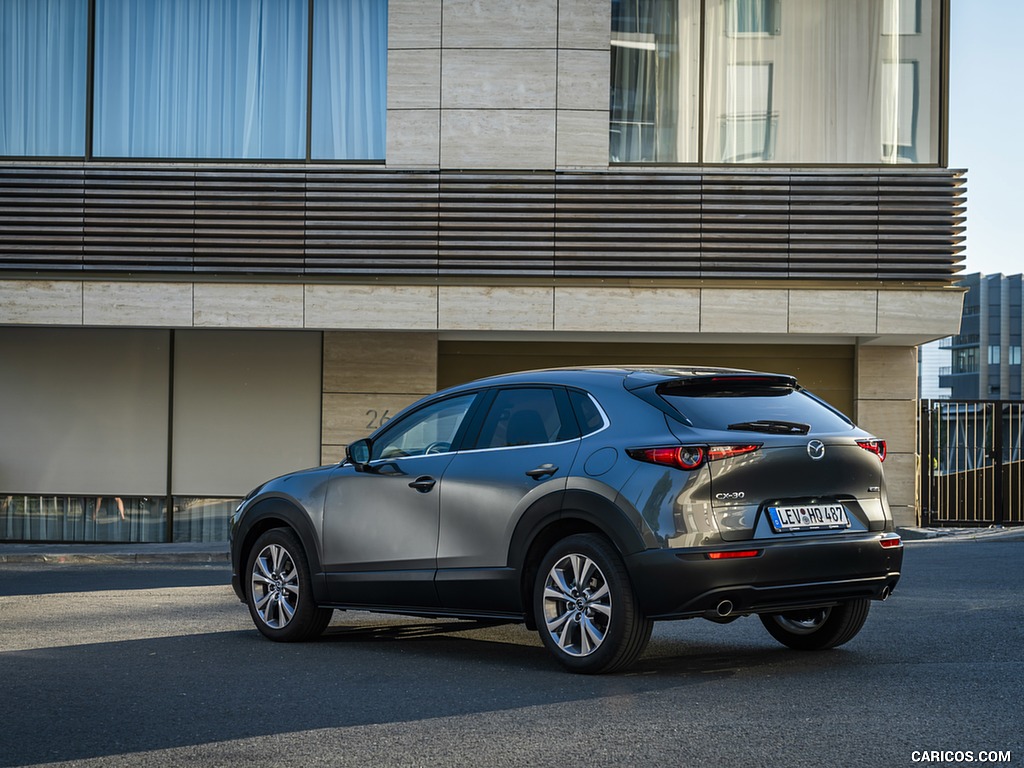 2020 Mazda CX-30 (Color: Polymetal Grey) - Rear Three-Quarter