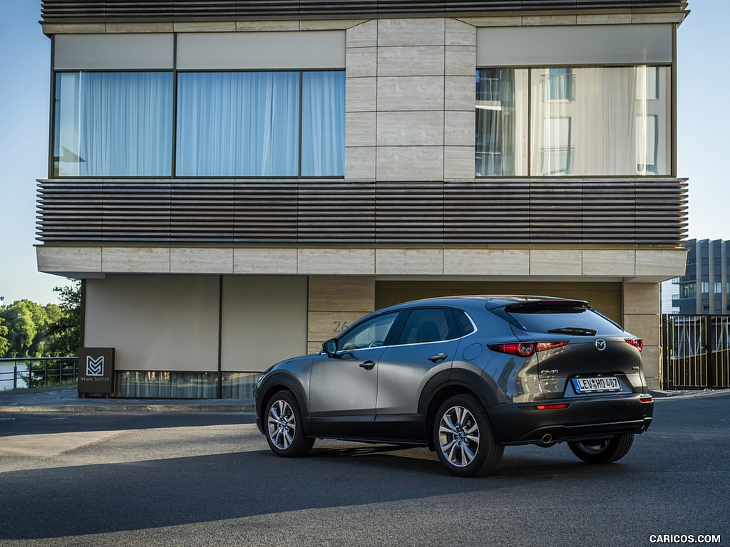 2020 Mazda CX-30 (Color: Polymetal Grey) - Rear Three-Quarter