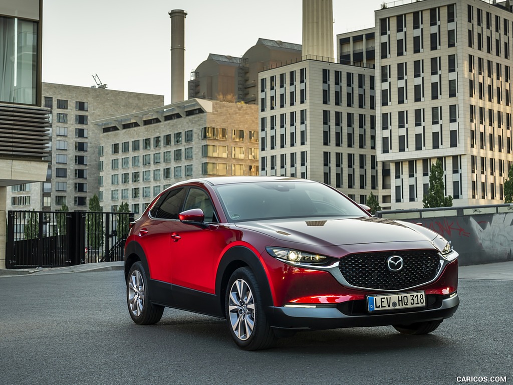 2020 Mazda CX-30 (Color: Soul Red Crystal) - Front Three-Quarter