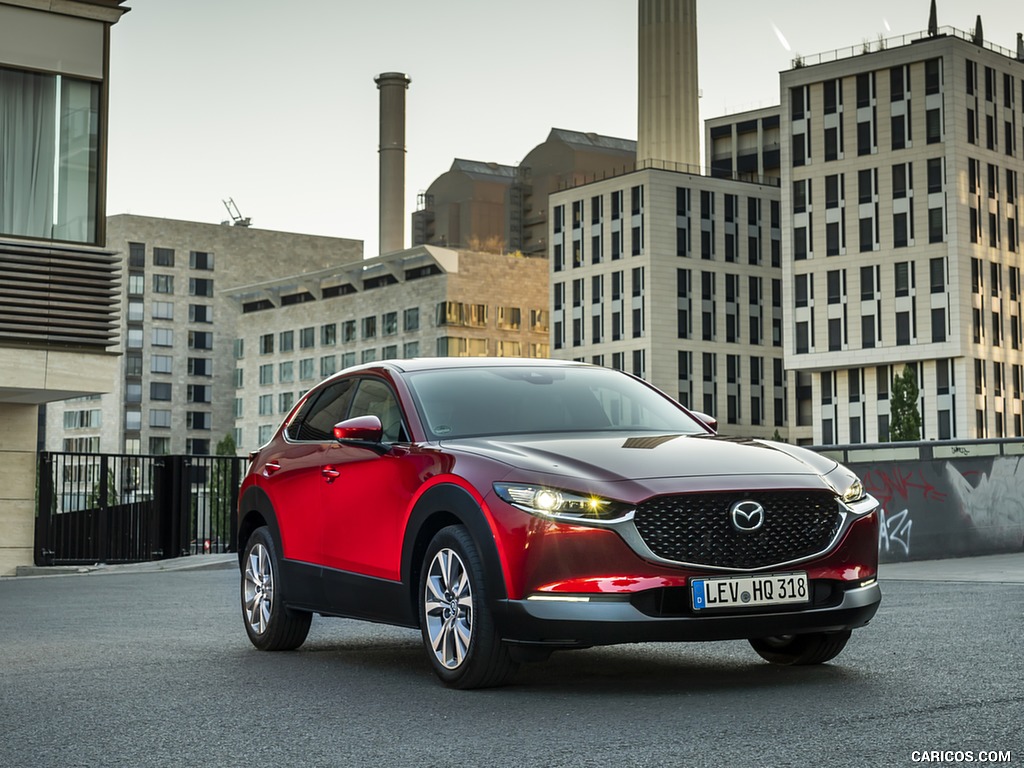 2020 Mazda CX-30 (Color: Soul Red Crystal) - Front Three-Quarter