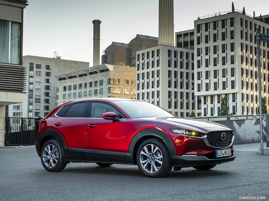 2020 Mazda CX-30 (Color: Soul Red Crystal) - Front Three-Quarter