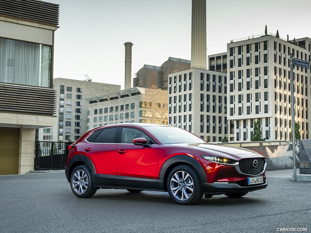 2020 Mazda CX-30 (Color: Soul Red Crystal) - Front Three-Quarter