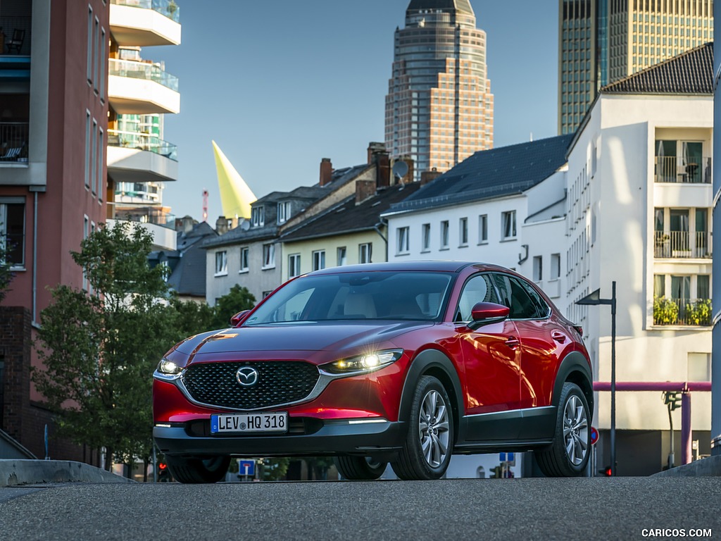 2020 Mazda CX-30 (Color: Soul Red Crystal) - Front Three-Quarter