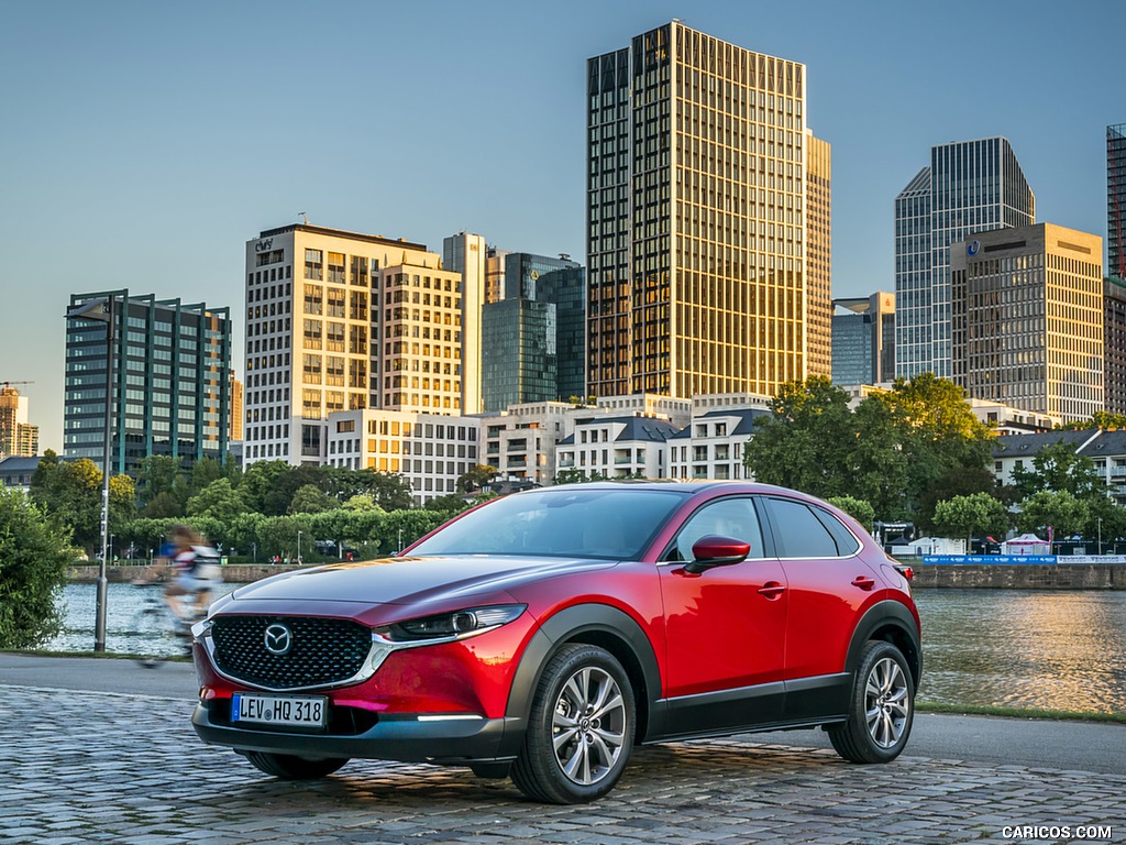 2020 Mazda CX-30 (Color: Soul Red Crystal) - Front Three-Quarter