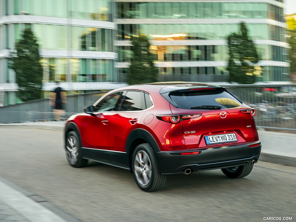 2020 Mazda CX-30 (Color: Soul Red Crystal) - Rear Three-Quarter