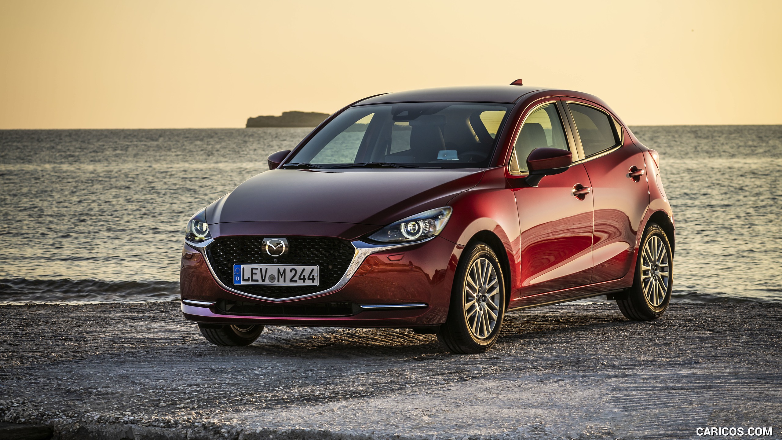 2020 Mazda2 (Color: Red Crystal) - Front Three-Quarter, #69 of 210