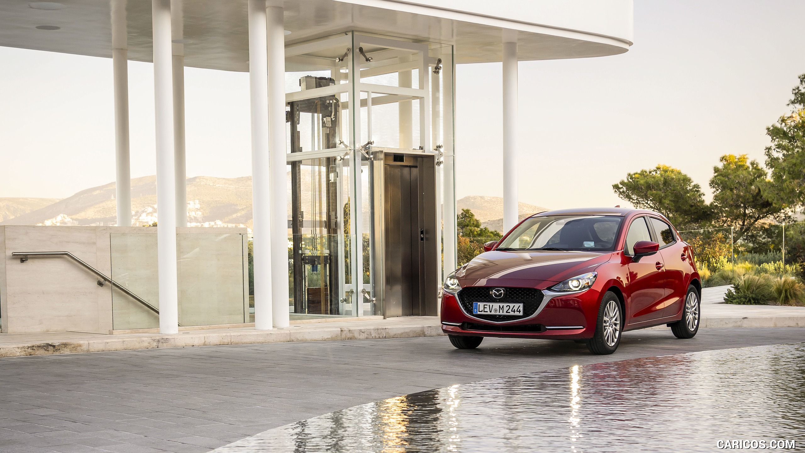 2020 Mazda2 (Color: Red Crystal) - Front Three-Quarter, #75 of 210
