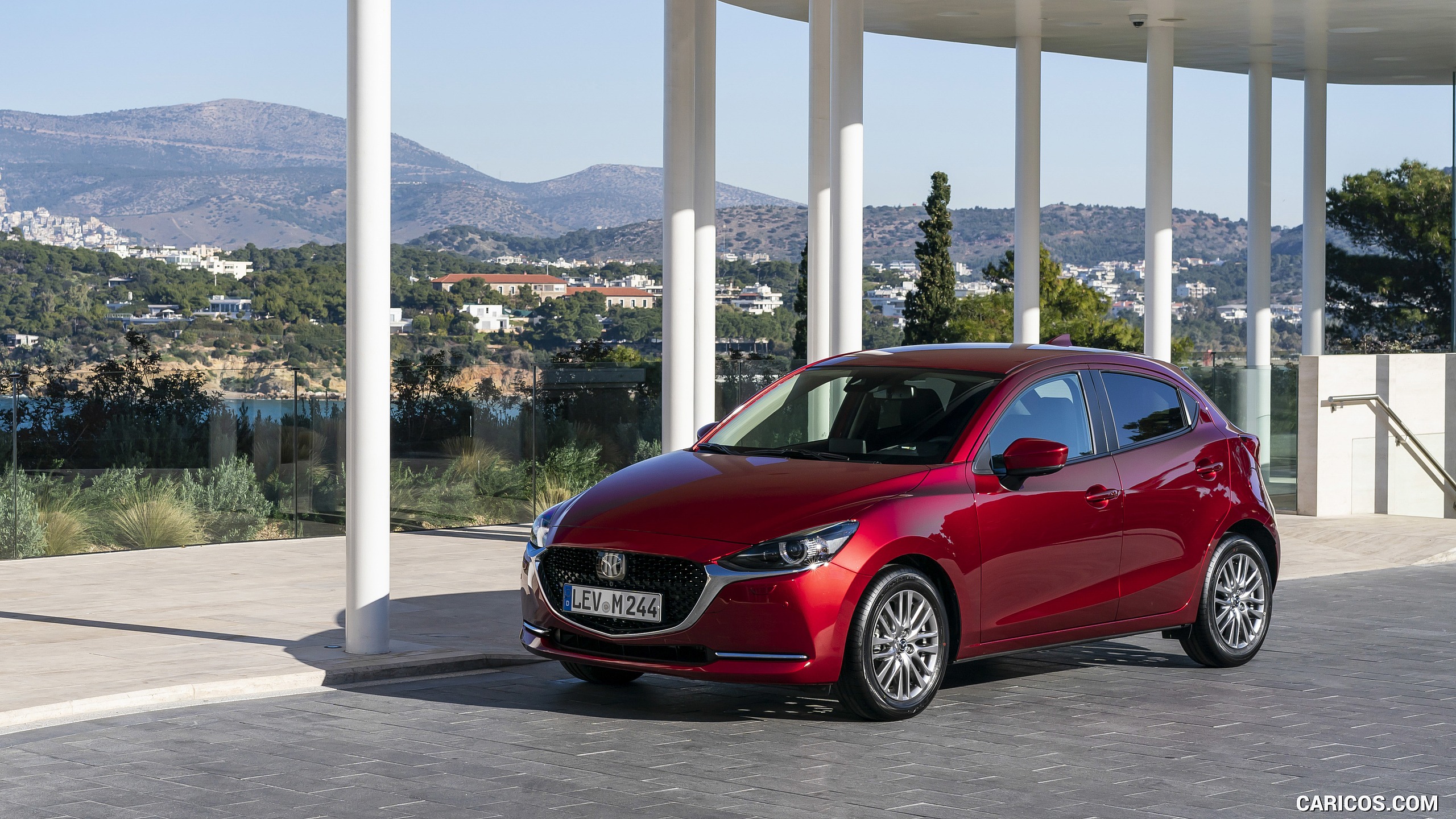 2020 Mazda2 (Color: Red Crystal) - Front Three-Quarter, #76 of 210