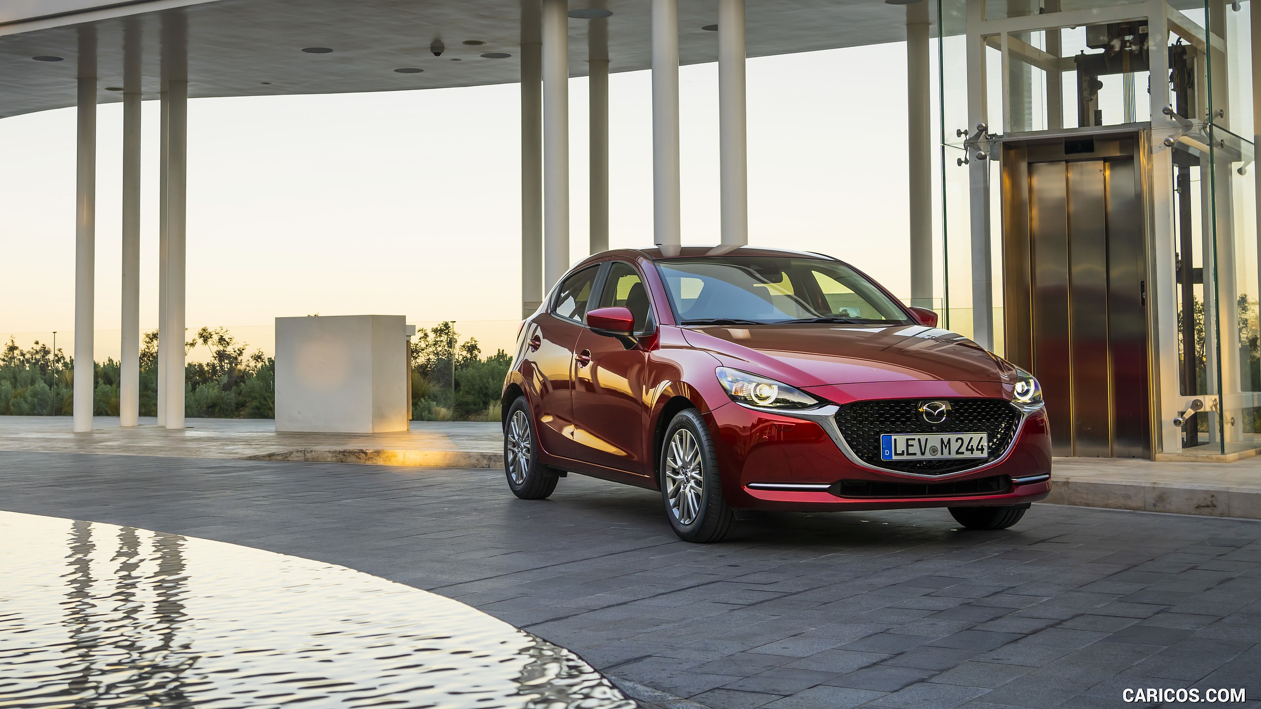 2020 Mazda2 (Color: Red Crystal) - Front Three-Quarter, #78 of 210