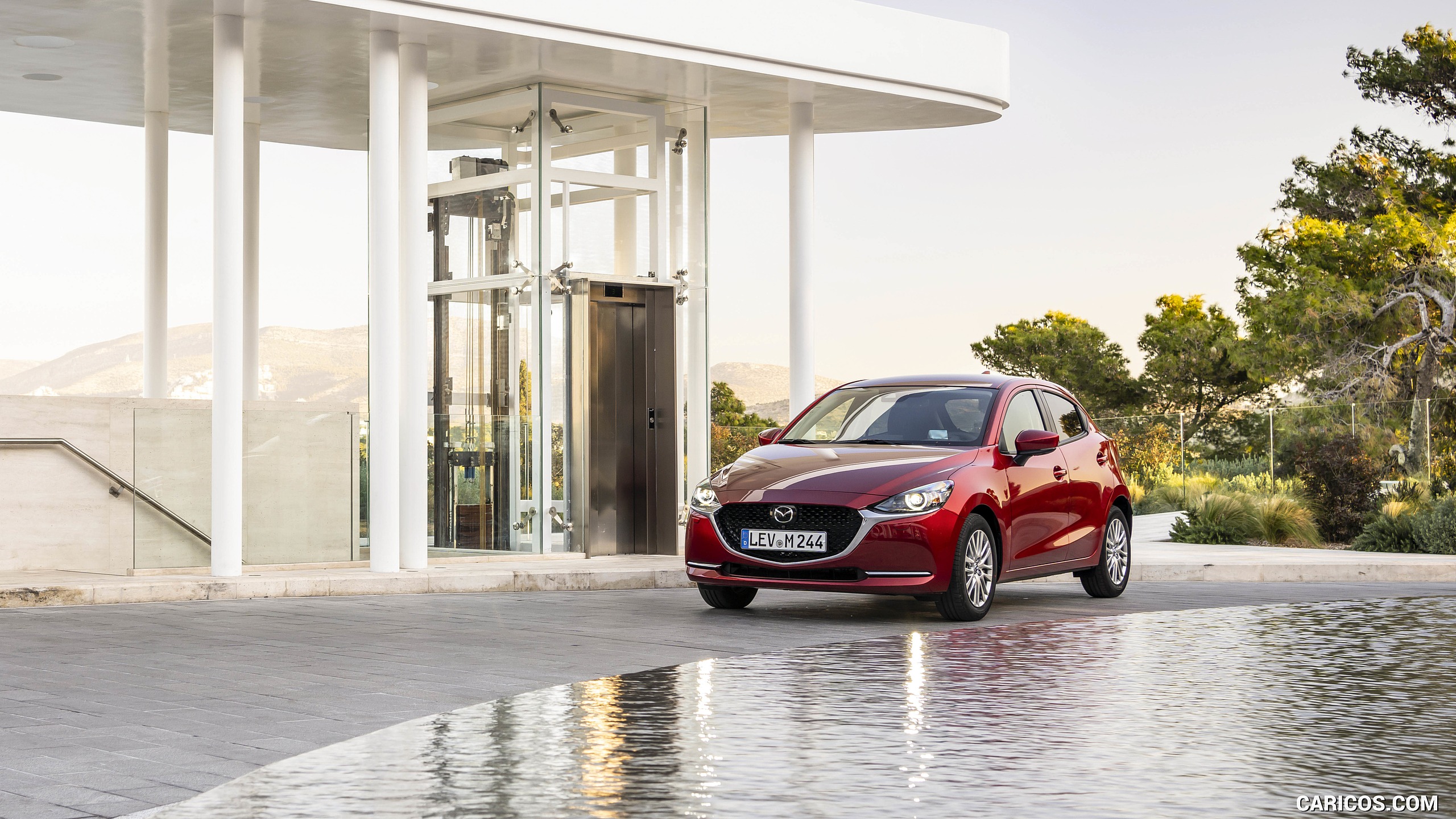2020 Mazda2 (Color: Red Crystal) - Front Three-Quarter, #79 of 210