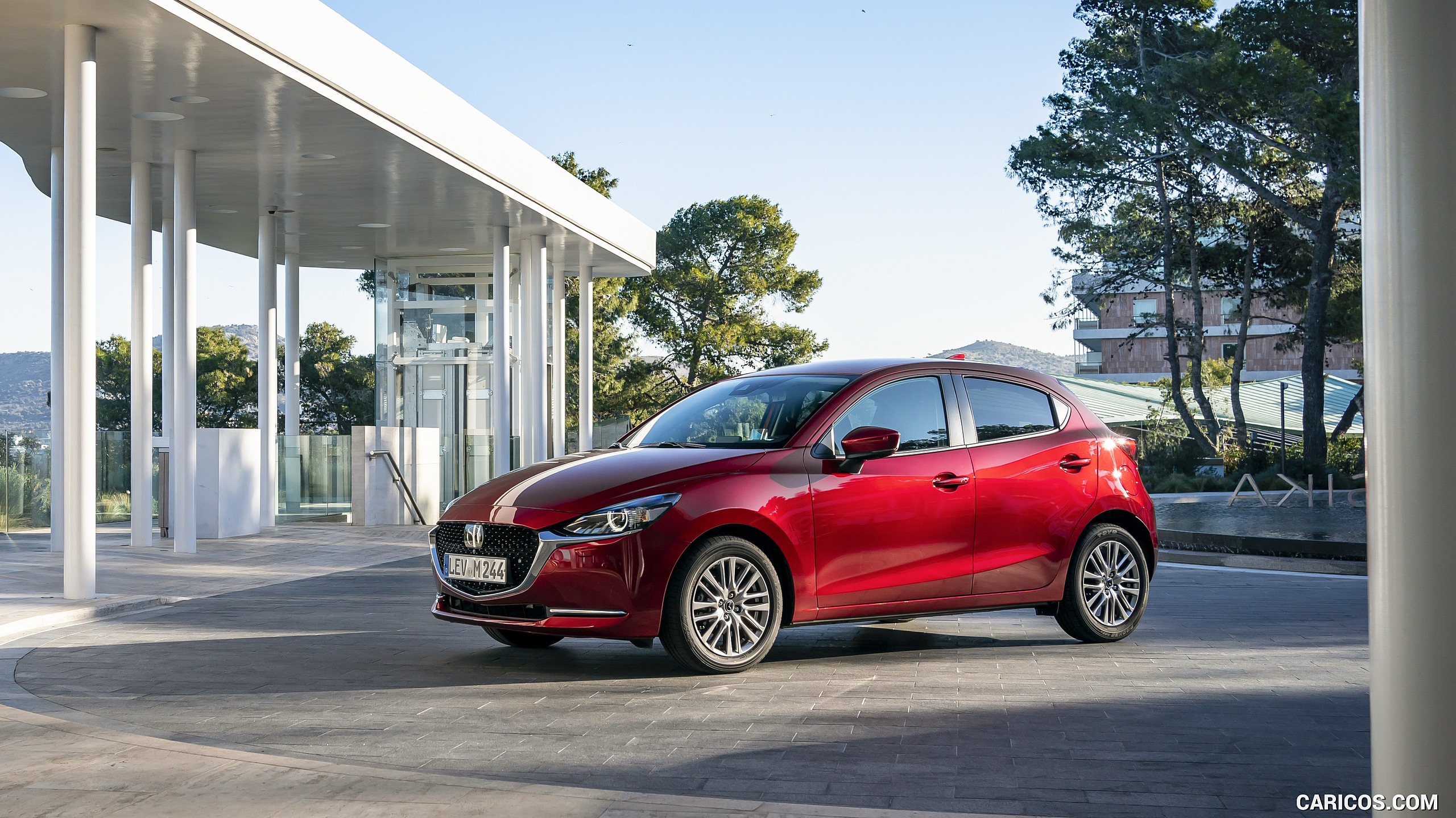 2020 Mazda2 (Color: Red Crystal) - Front Three-Quarter, #83 of 210