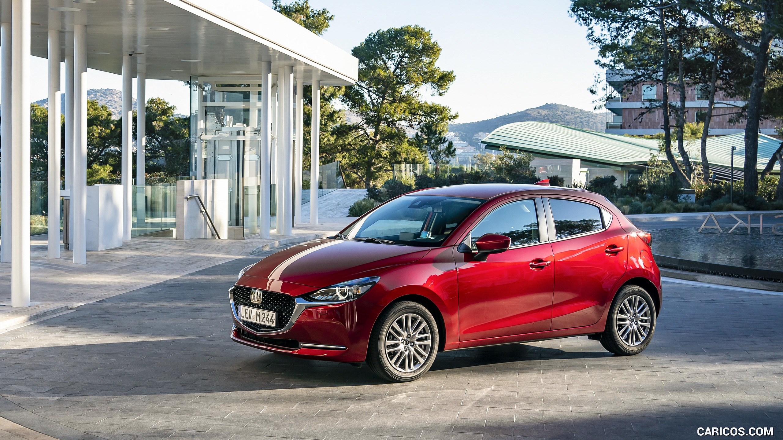 2020 Mazda2 (Color: Red Crystal) - Front Three-Quarter, #84 of 210