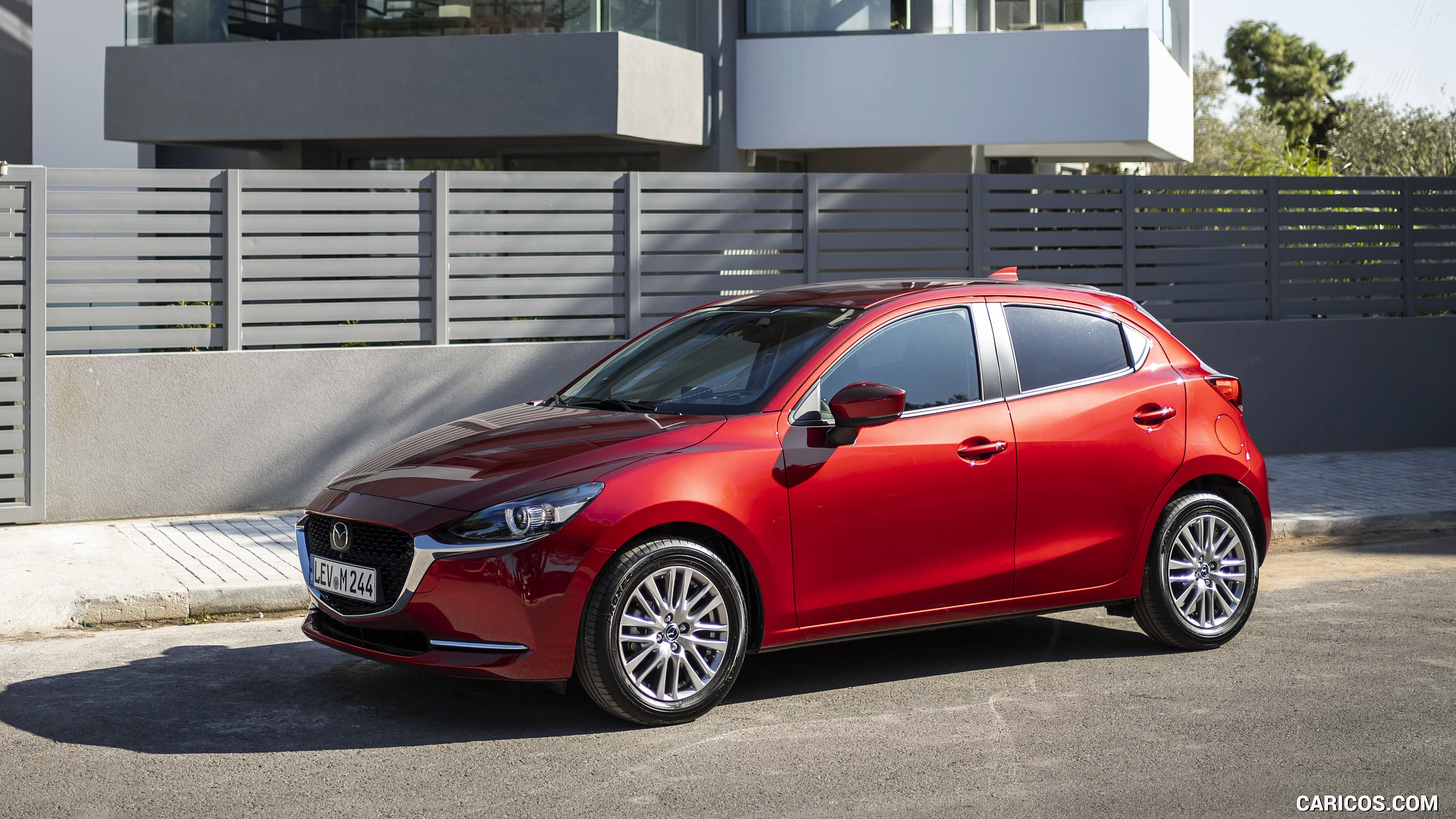 2020 Mazda2 (Color: Red Crystal) - Front Three-Quarter, #92 of 210