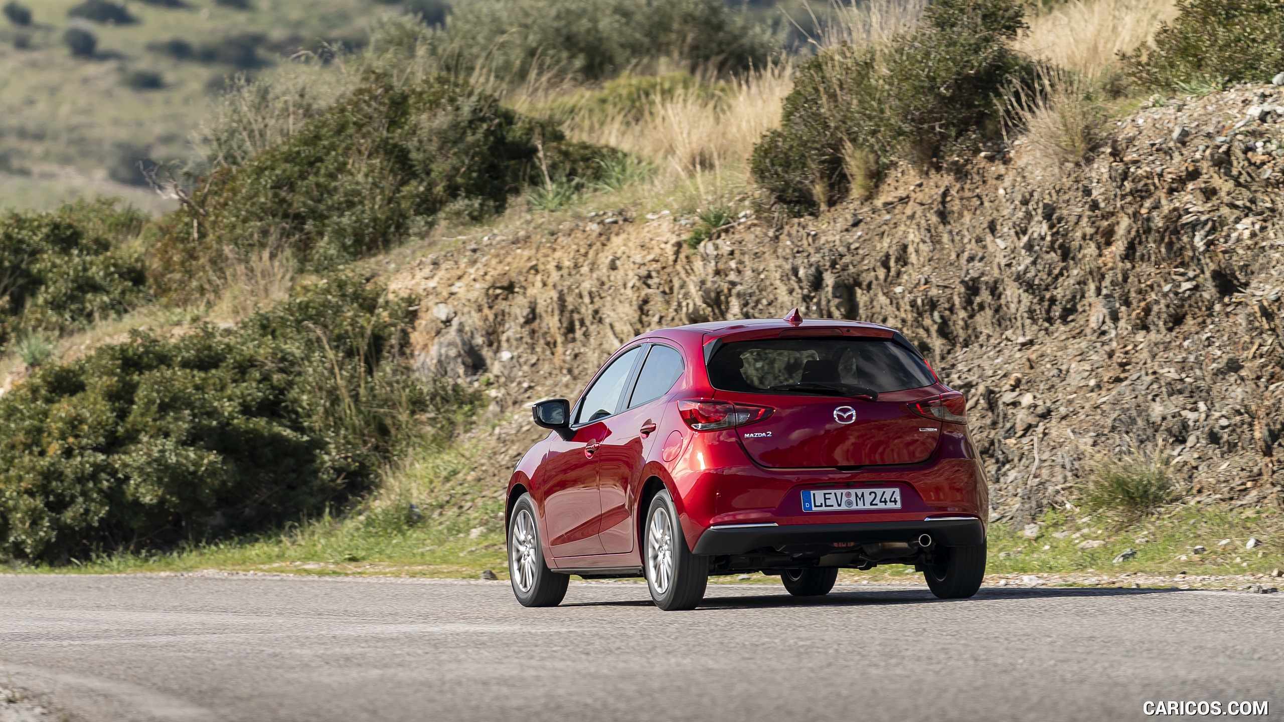 2020 Mazda2 (Color: Red Crystal) - Rear Three-Quarter, #28 of 210