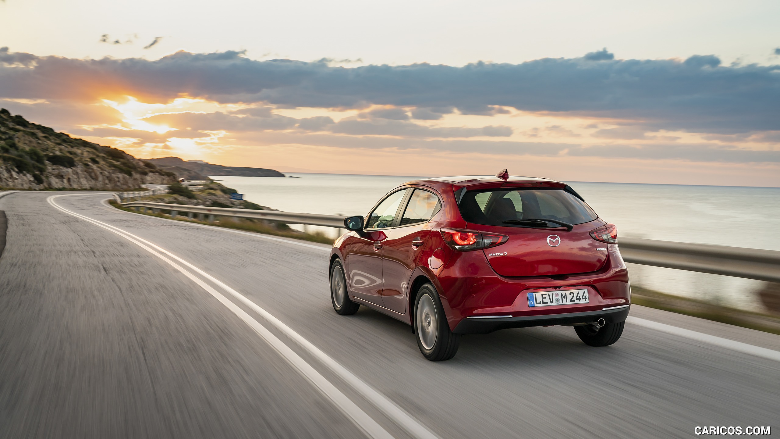2020 Mazda2 (Color: Red Crystal) - Rear Three-Quarter, #48 of 210