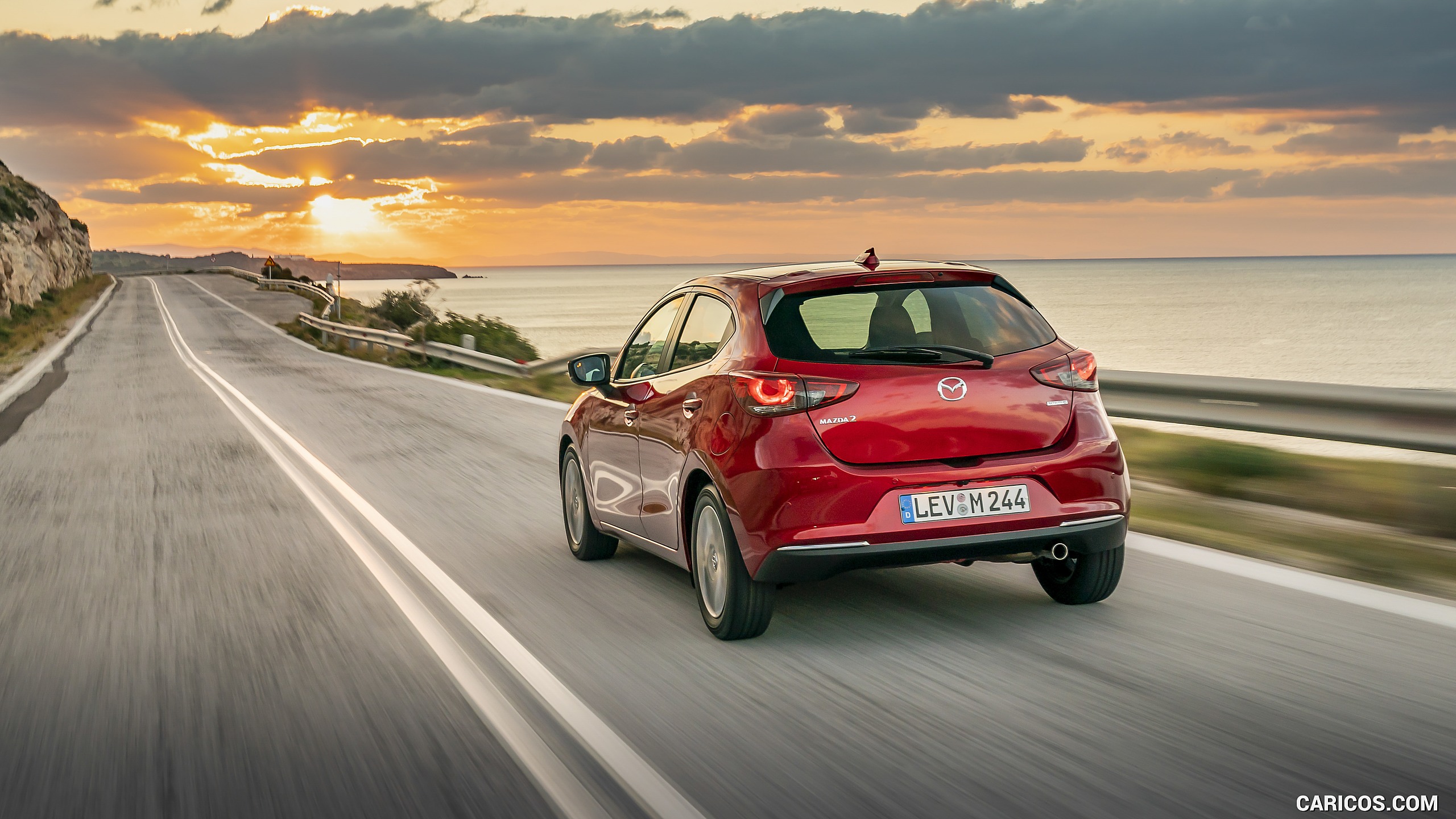 2020 Mazda2 (Color: Red Crystal) - Rear Three-Quarter, #49 of 210