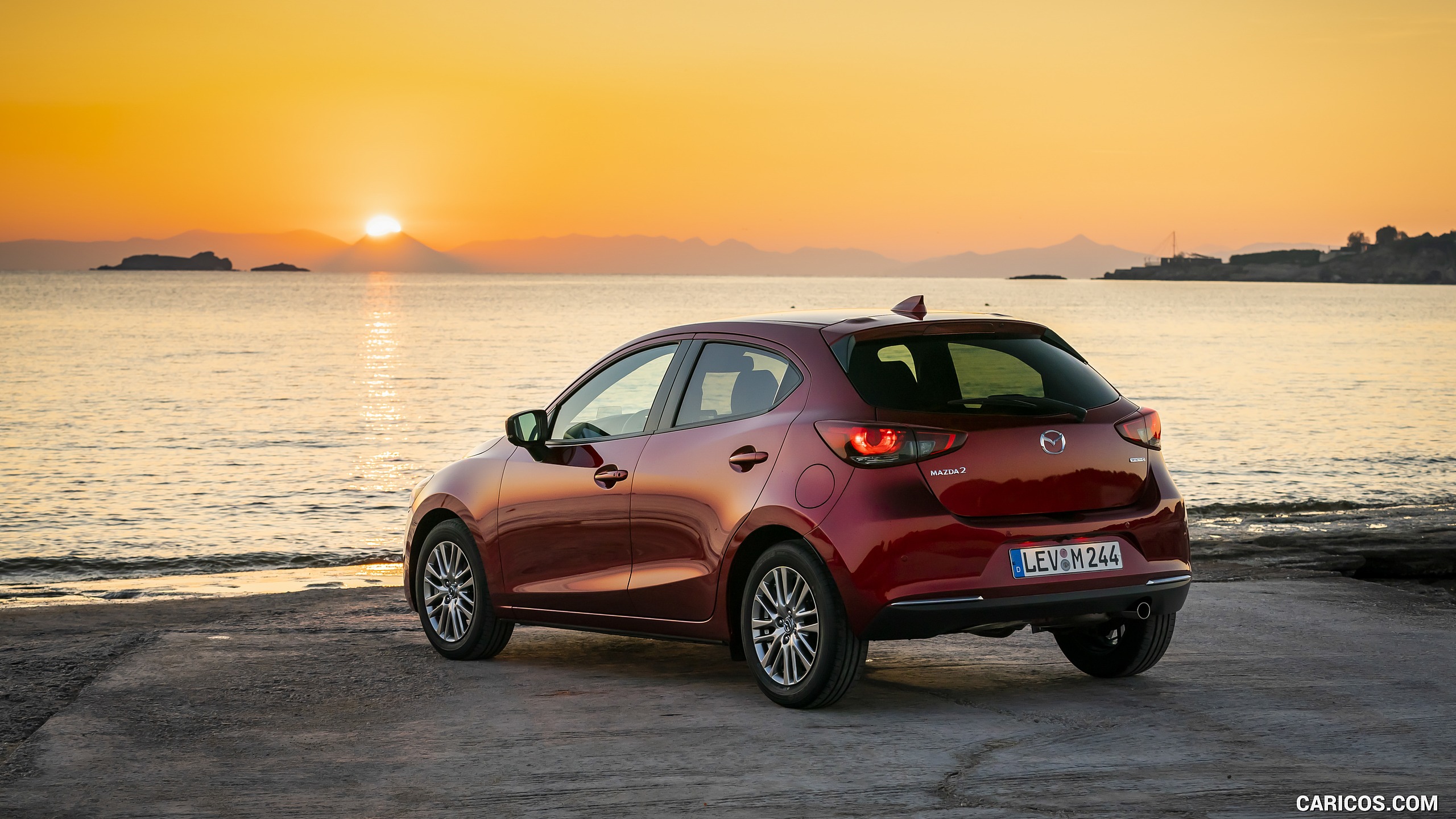 2020 Mazda2 (Color: Red Crystal) - Rear Three-Quarter, #71 of 210