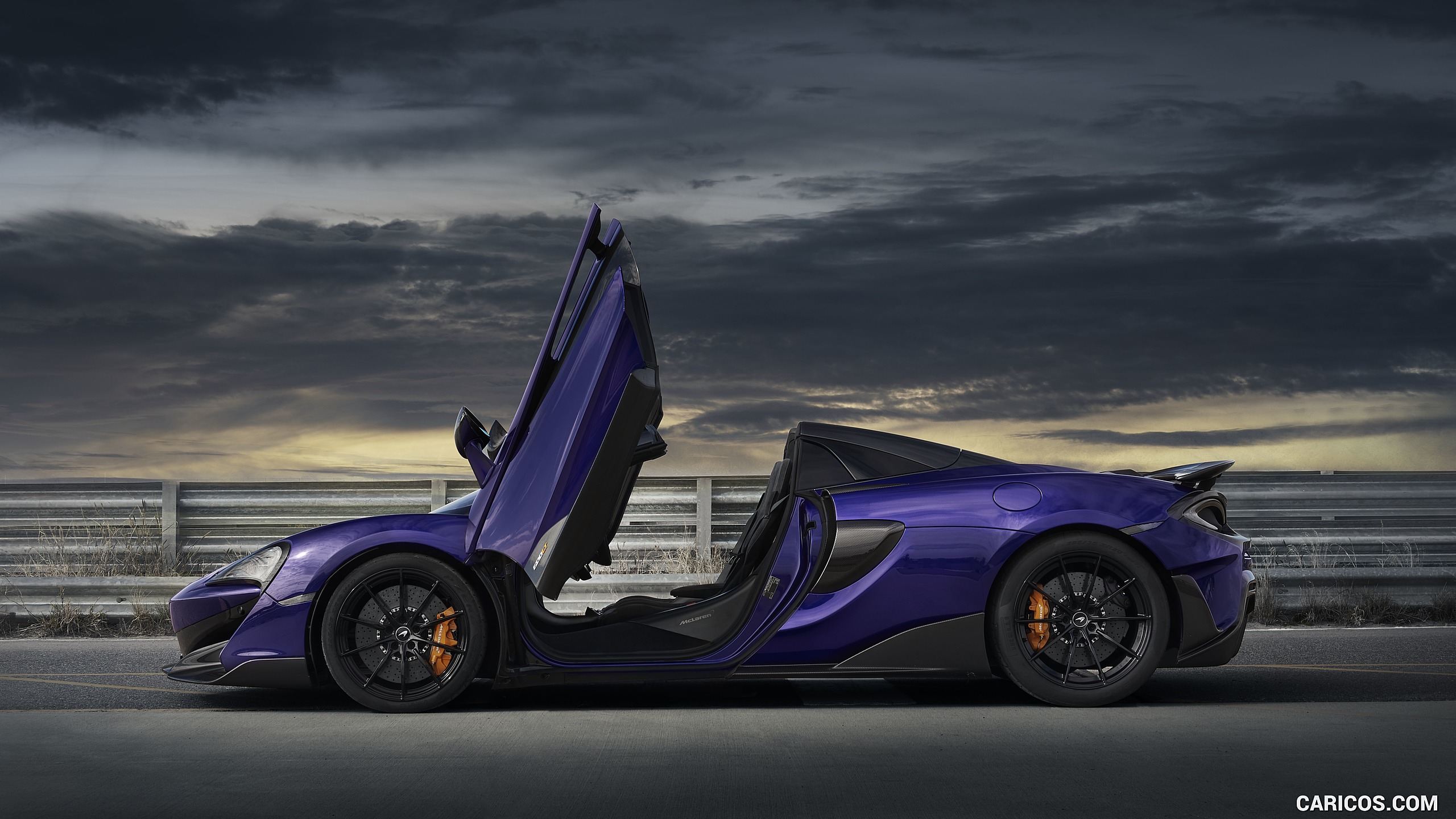 2020 McLaren 600LT Spider (Color: Lantana Purple) - Side, #68 of 97