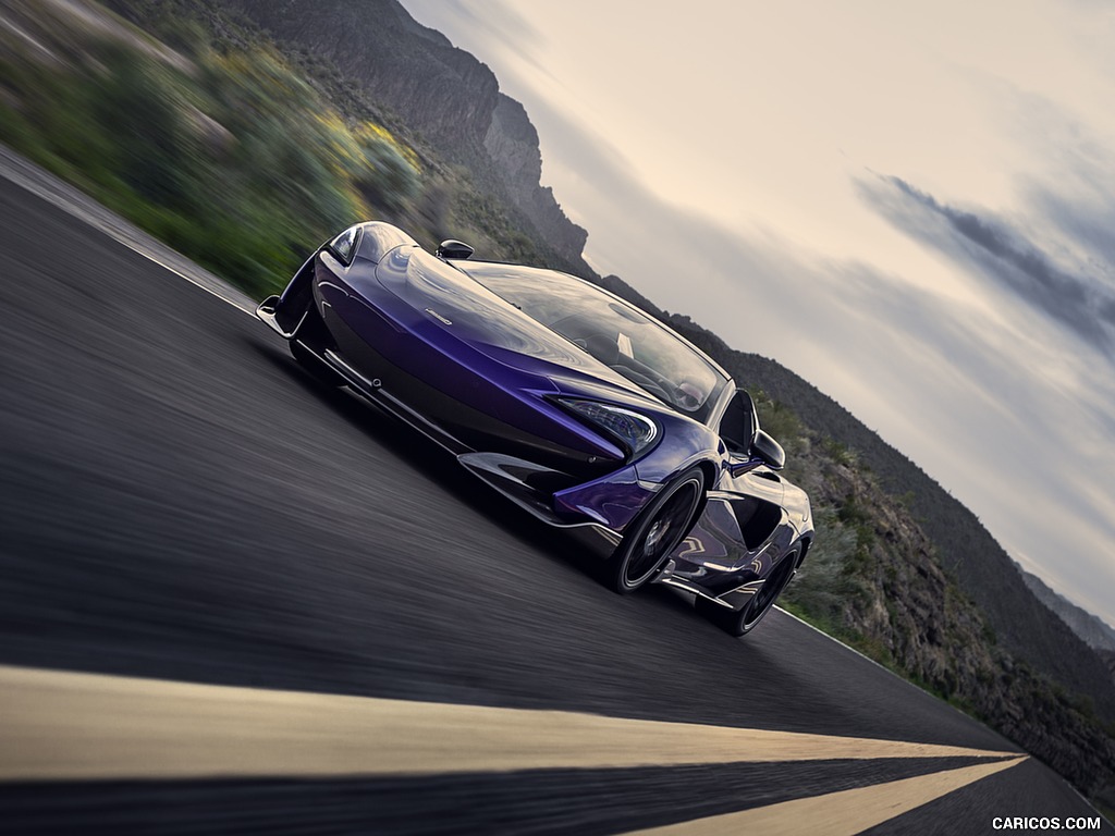 2020 McLaren 600LT Spider (Color: Lantana Purple) - Front