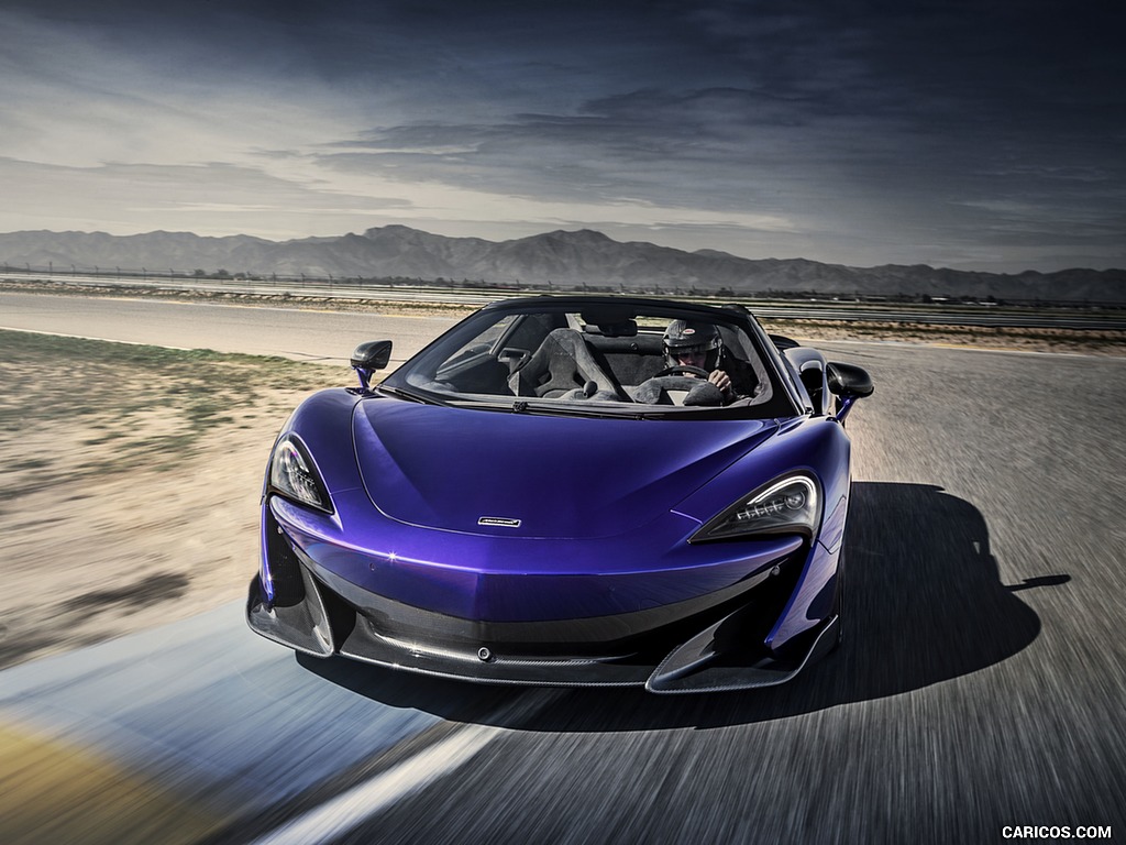 2020 McLaren 600LT Spider (Color: Lantana Purple) - Front