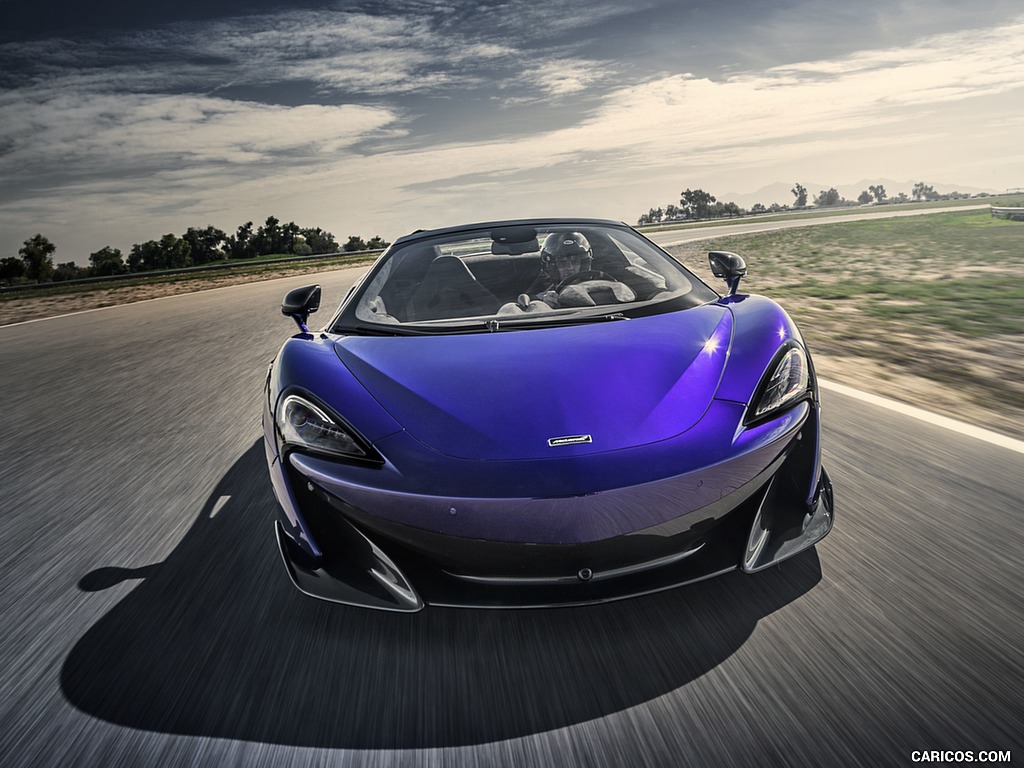 2020 McLaren 600LT Spider (Color: Lantana Purple) - Front