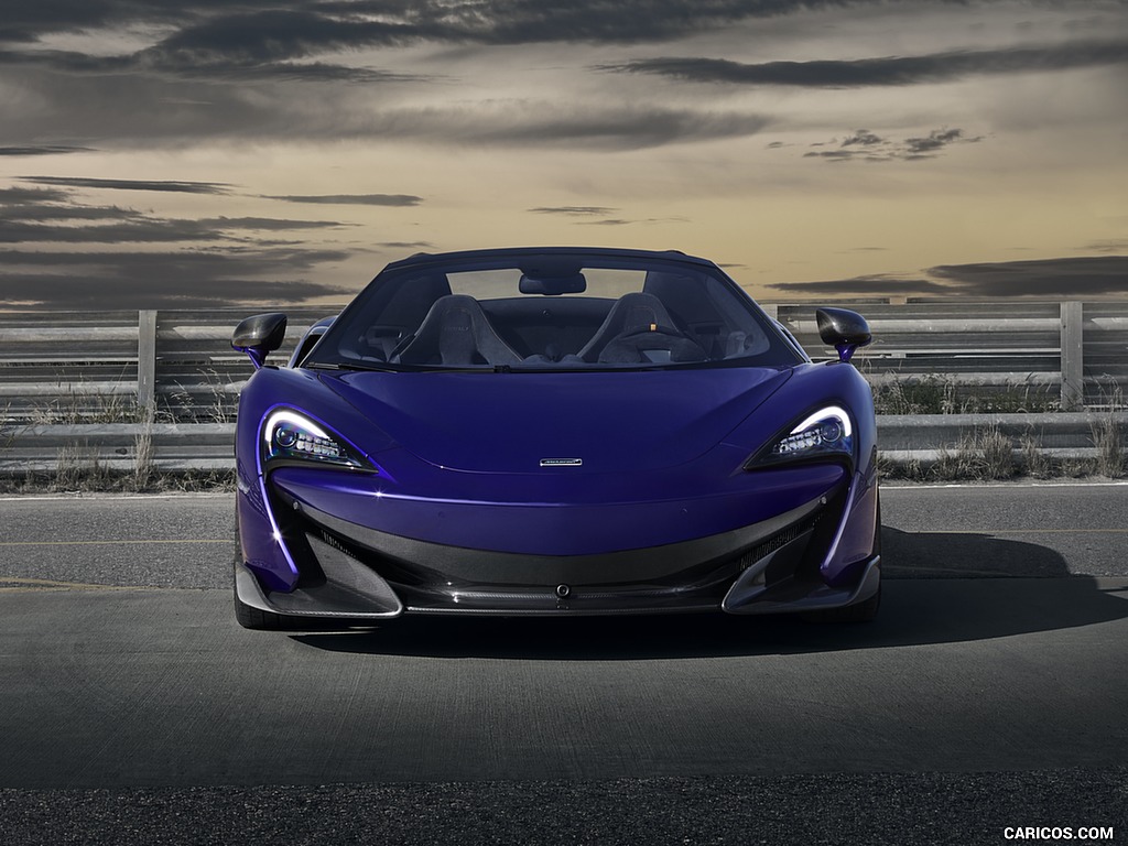 2020 McLaren 600LT Spider (Color: Lantana Purple) - Front