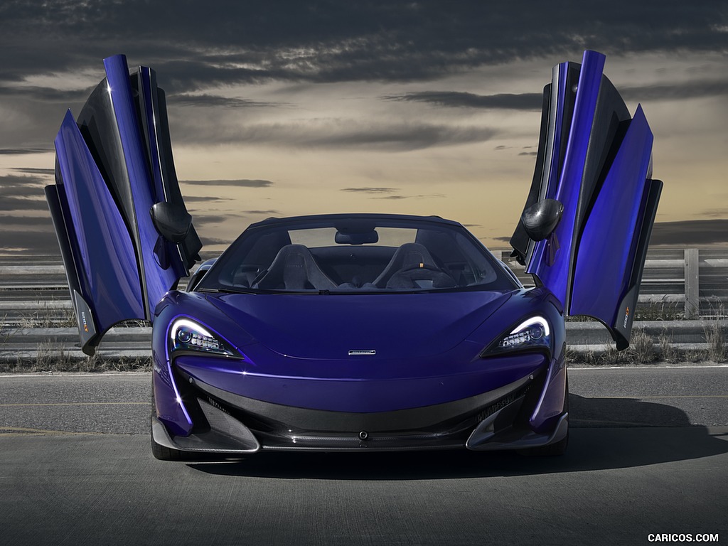 2020 McLaren 600LT Spider (Color: Lantana Purple) - Front