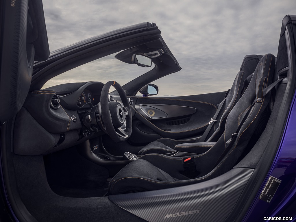 2020 McLaren 600LT Spider (Color: Lantana Purple) - Interior