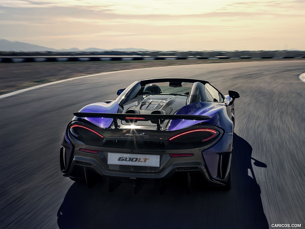 2020 McLaren 600LT Spider (Color: Lantana Purple) - Rear