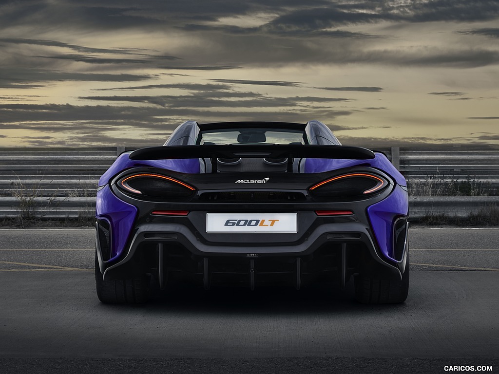 2020 McLaren 600LT Spider (Color: Lantana Purple) - Rear