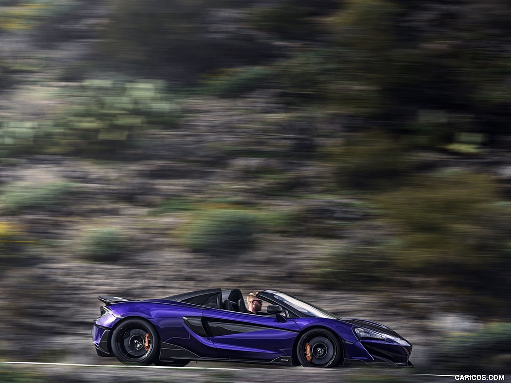 2020 McLaren 600LT Spider (Color: Lantana Purple) - Side