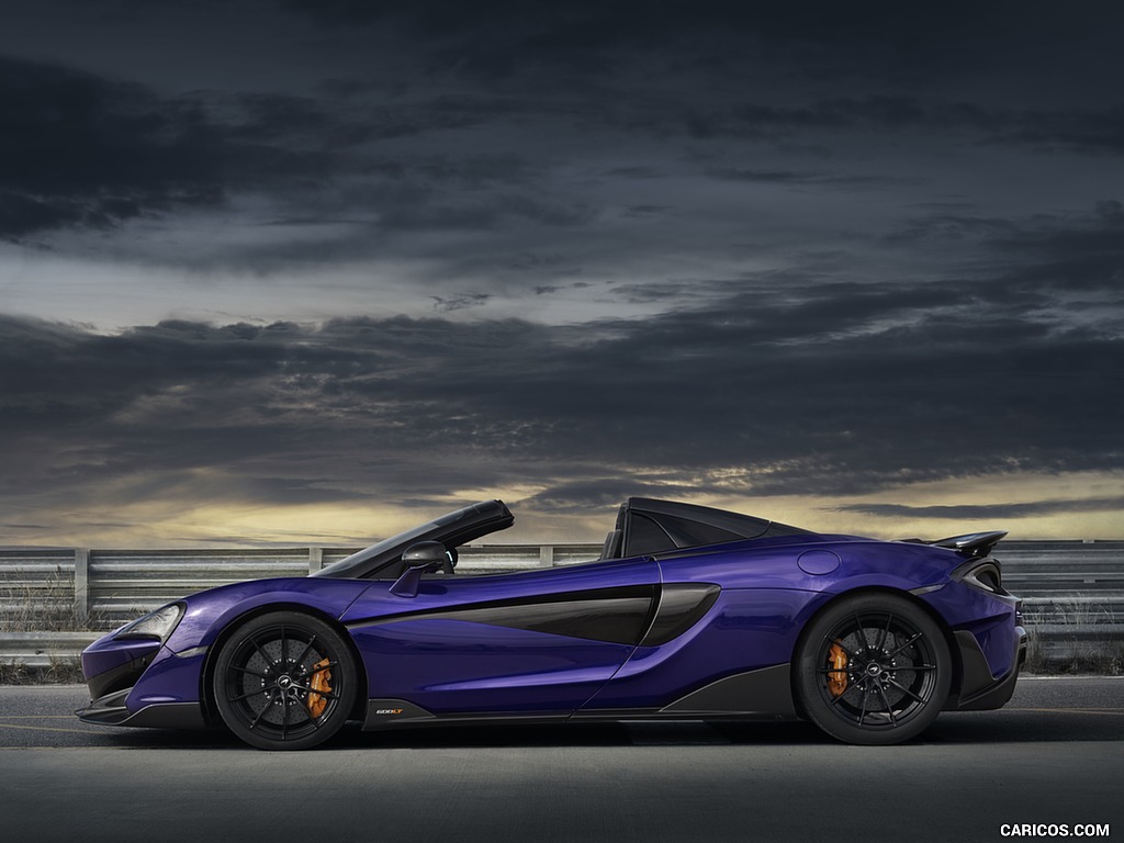 2020 McLaren 600LT Spider (Color: Lantana Purple) - Side