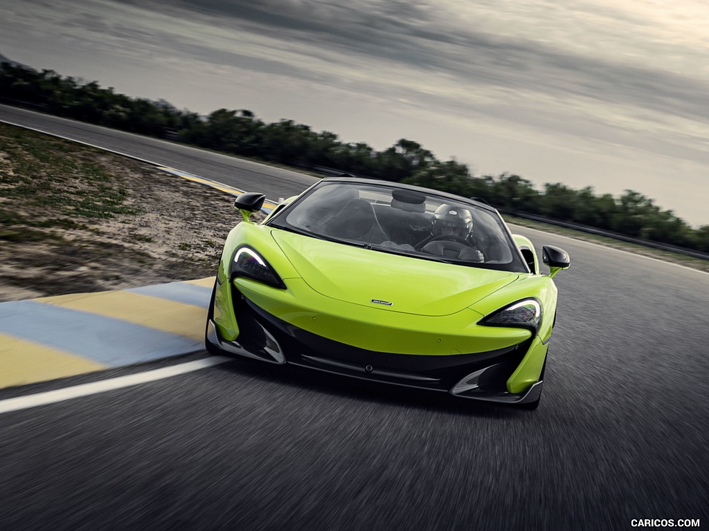 2020 McLaren 600LT Spider (Color: Lime Green) - Front