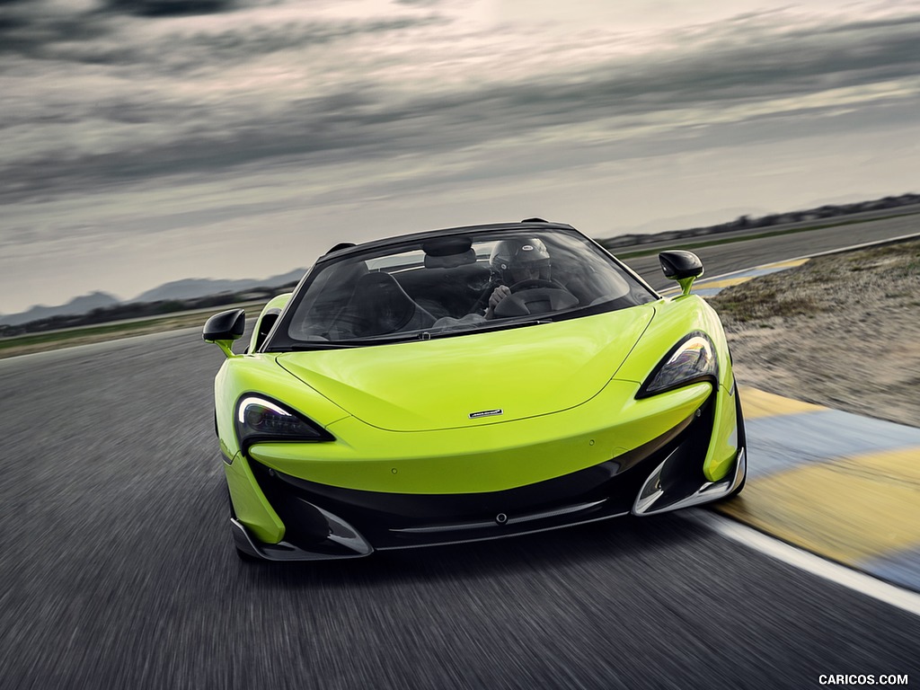 2020 McLaren 600LT Spider (Color: Lime Green) - Front